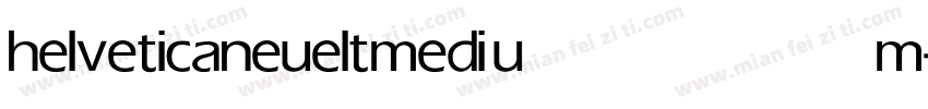 helveticaneuelt medium字体转换
